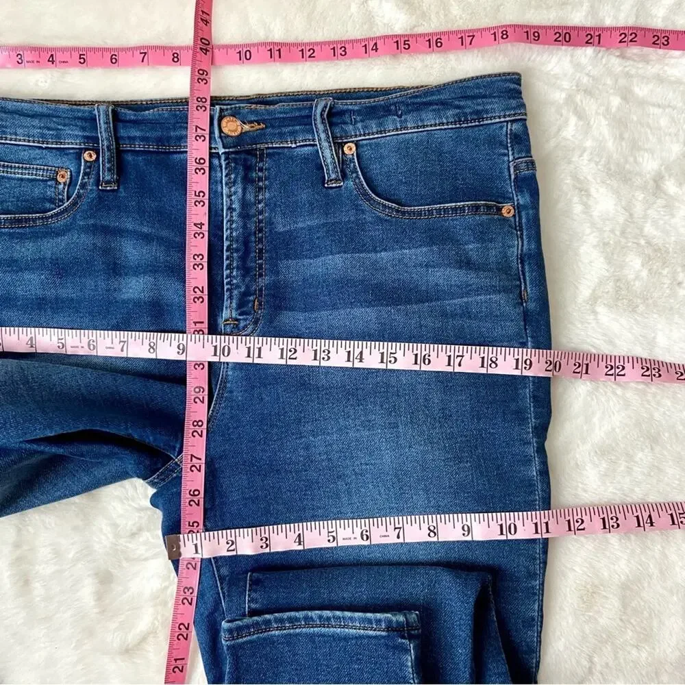 J. Crew 9 Inch High Rise Toothpick Jeans Size 32
